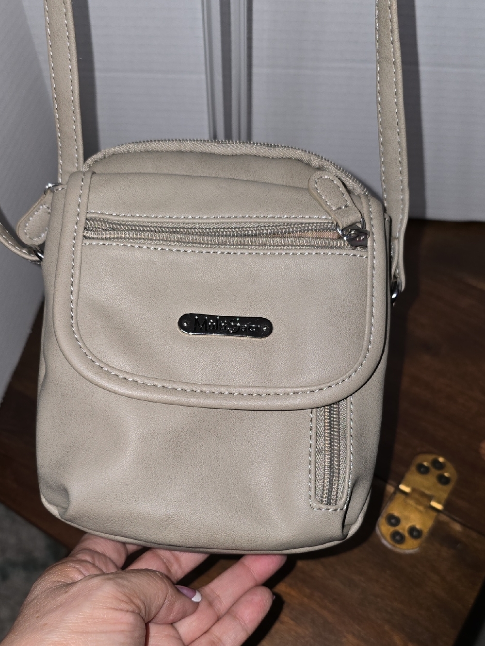 MultiSac - Mini Crossbody Bag in Light Taupe